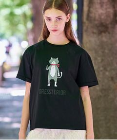 DRESSTERIOR / ドレステリア Tシャツ | 【接触冷感／抗菌防臭／消臭】アイスクリアコットンキャットTシャツ