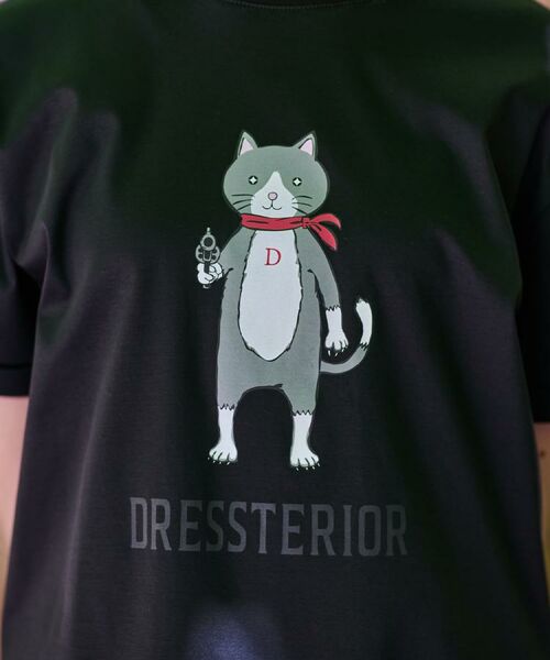 DRESSTERIOR / ドレステリア Tシャツ | 【接触冷感／抗菌防臭／消臭】アイスクリアコットンキャットTシャツ | 詳細12