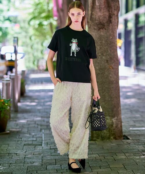 DRESSTERIOR / ドレステリア Tシャツ | 【接触冷感／抗菌防臭／消臭】アイスクリアコットンキャットTシャツ | 詳細8