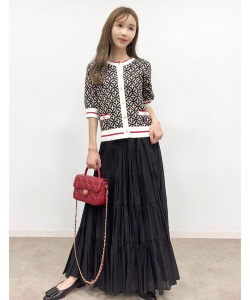 DRESSTERIOR / ドレステリア カーディガン・ボレロ | 【美人百花/モデル美香着用】オーバーラップサークルハーフスリーブカーディガン | 詳細13