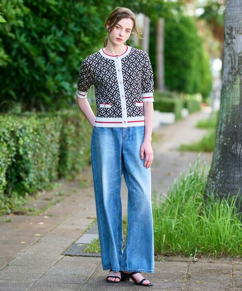 DRESSTERIOR / ドレステリア カーディガン・ボレロ | 【美人百花/モデル美香着用】オーバーラップサークルハーフスリーブカーディガン | 詳細15