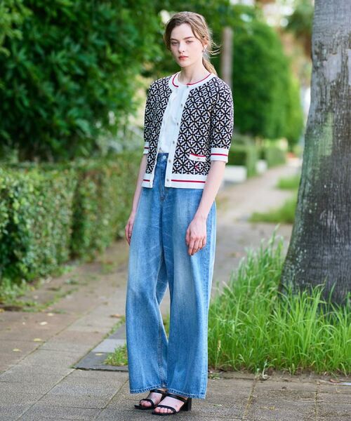 DRESSTERIOR / ドレステリア カーディガン・ボレロ | 【美人百花/モデル美香着用】オーバーラップサークルハーフスリーブカーディガン | 詳細2