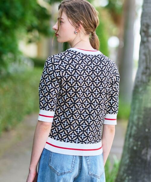 DRESSTERIOR / ドレステリア カーディガン・ボレロ | 【美人百花/モデル美香着用】オーバーラップサークルハーフスリーブカーディガン | 詳細8