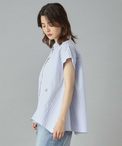 DRESSTERIOR / ドレステリア シャツ・ブラウス | 【洗える/コットン100％】イレギュラーヘムストライプシャツ | 詳細11