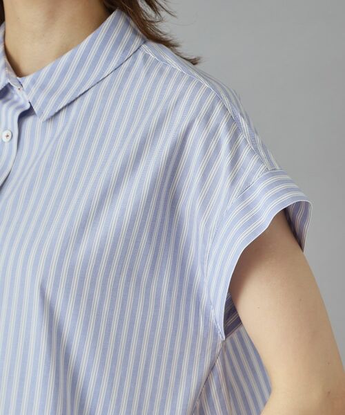 DRESSTERIOR / ドレステリア シャツ・ブラウス | 【洗える/コットン100％】イレギュラーヘムストライプシャツ | 詳細14
