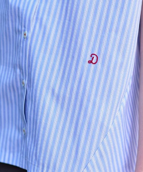 DRESSTERIOR / ドレステリア シャツ・ブラウス | 【洗える/コットン100％】イレギュラーヘムストライプシャツ | 詳細6