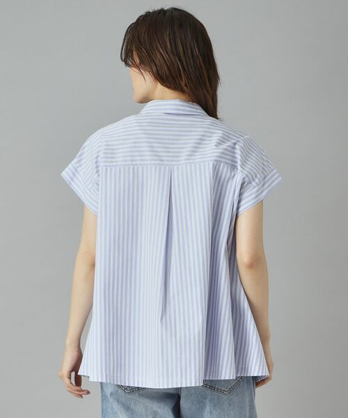 DRESSTERIOR / ドレステリア シャツ・ブラウス | 【洗える/コットン100％】イレギュラーヘムストライプシャツ | 詳細9