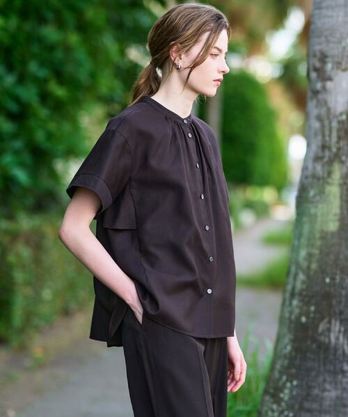 DRESSTERIOR / ドレステリア シャツ・ブラウス | 【洗える/コットン100％】バックフレアティアードブラウス | 詳細10