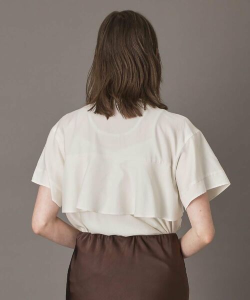 DRESSTERIOR / ドレステリア シャツ・ブラウス | 【洗える/コットン100％】バックフレアティアードブラウス | 詳細20