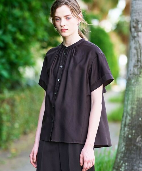 DRESSTERIOR / ドレステリア シャツ・ブラウス | 【洗える/コットン100％】バックフレアティアードブラウス | 詳細9