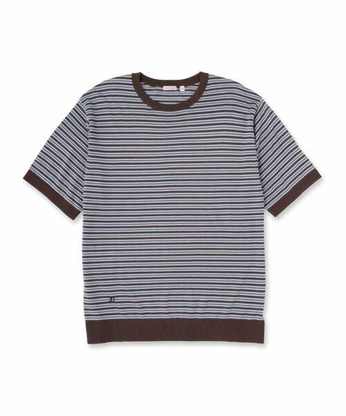DRESSTERIOR / ドレステリア ニット・セーター | シルク混ボーダーハーフスリーブニットT | 詳細17