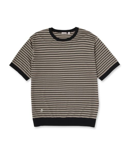 DRESSTERIOR / ドレステリア ニット・セーター | シルク混ボーダーハーフスリーブニットT | 詳細18