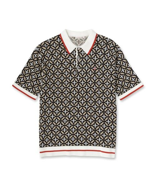 DRESSTERIOR / ドレステリア ニット・セーター | オーバーラップサークル ニットポロシャツ | 詳細11