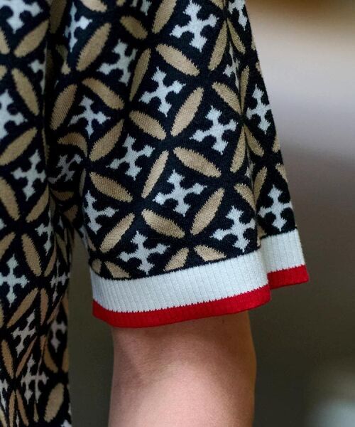 DRESSTERIOR / ドレステリア ニット・セーター | オーバーラップサークル ニットポロシャツ | 詳細7