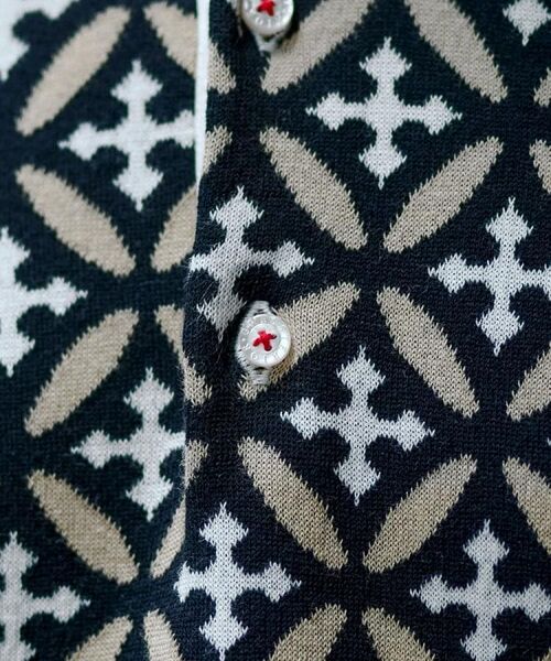 DRESSTERIOR / ドレステリア ニット・セーター | オーバーラップサークル ニットポロシャツ | 詳細9