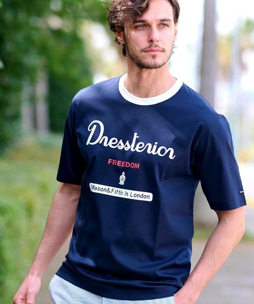DRESSTERIOR / ドレステリア Tシャツ | 【接触冷感/抗菌防臭/消臭】ICE CLEAR COTTON ロゴT | 詳細3