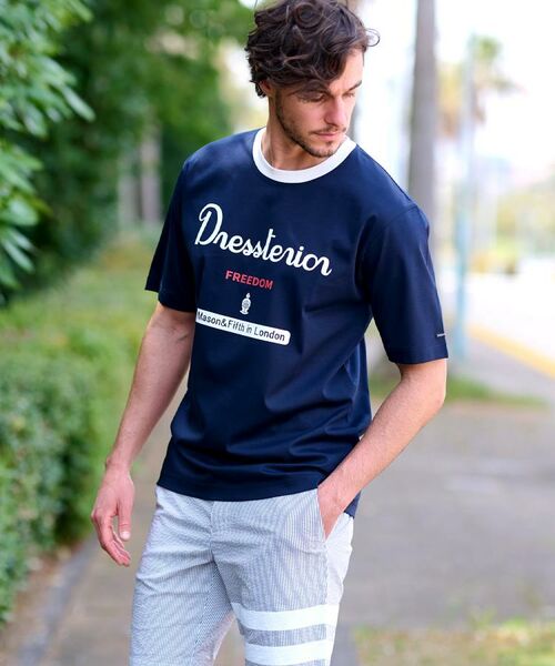 DRESSTERIOR / ドレステリア Tシャツ | 【接触冷感/抗菌防臭/消臭】ICE CLEAR COTTON ロゴT | 詳細4