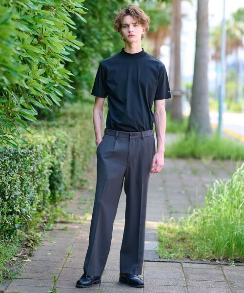 DRESSTERIOR / ドレステリア Tシャツ | 【接触冷感/抗菌防臭/消臭】ICE CLEAR COTTON モックネックT | 詳細10