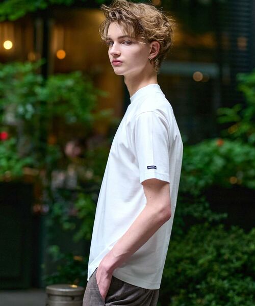 DRESSTERIOR / ドレステリア Tシャツ | 【接触冷感/抗菌防臭/消臭】ICE CLEAR COTTON モックネックT | 詳細21