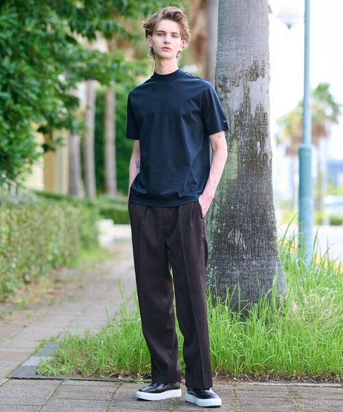 DRESSTERIOR / ドレステリア Tシャツ | 【接触冷感/抗菌防臭/消臭】ICE CLEAR COTTON モックネックT | 詳細4