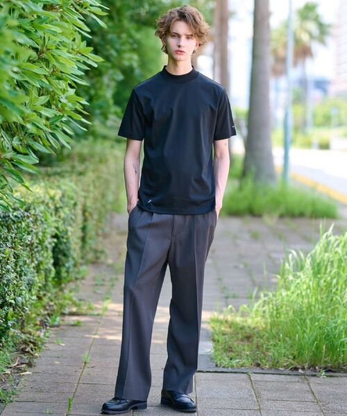 DRESSTERIOR / ドレステリア Tシャツ | 【接触冷感/抗菌防臭/消臭】ICE CLEAR COTTON モックネックT | 詳細9