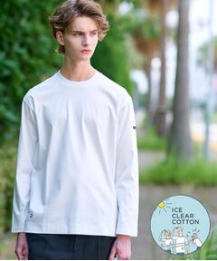 DRESSTERIOR / ドレステリア Tシャツ | 【接触冷感/抗菌防臭/消臭】ICE CLEAR COTTON クルーネックロンT
