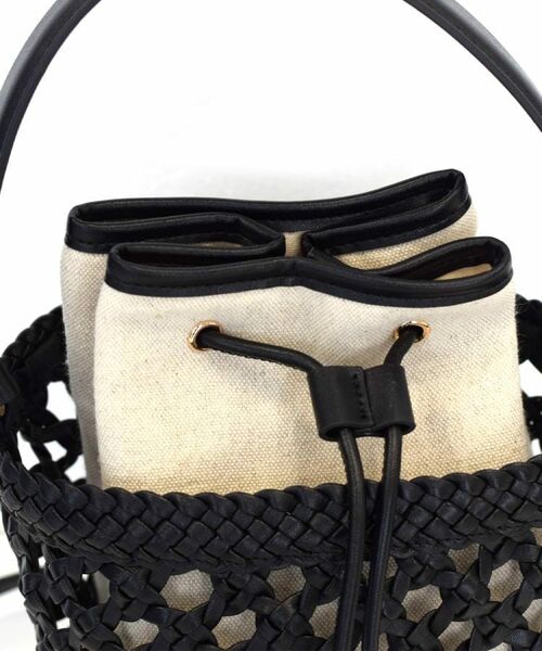 DRESSTERIOR / ドレステリア ハンドバッグ | 【3WAY】メッシュ＆キャンバス バケツBAG | 詳細4