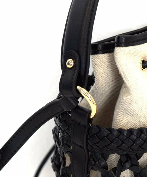 DRESSTERIOR / ドレステリア ハンドバッグ | 【3WAY】メッシュ＆キャンバス バケツBAG | 詳細5