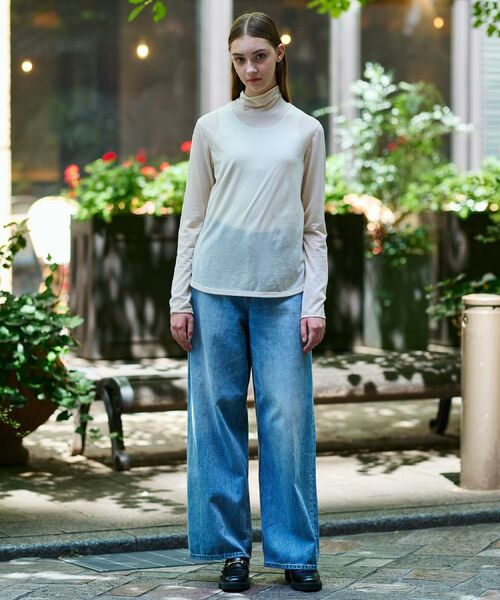 DRESSTERIOR / ドレステリア カットソー | 【シアー素材/otonaMUSE 11月号掲載】シアータートルトップス | 詳細1