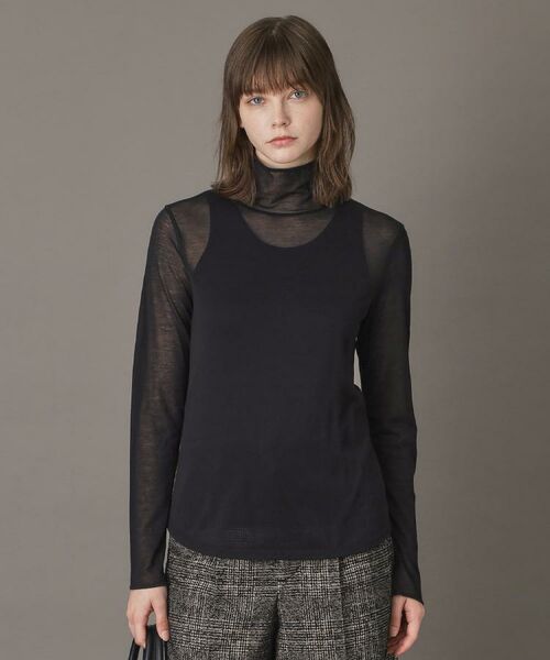 DRESSTERIOR / ドレステリア カットソー | 【シアー素材/otonaMUSE 11月号掲載】シアータートルトップス | 詳細10