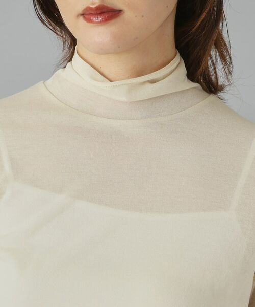 DRESSTERIOR / ドレステリア カットソー | 【シアー素材/otonaMUSE 11月号掲載】シアータートルトップス | 詳細15