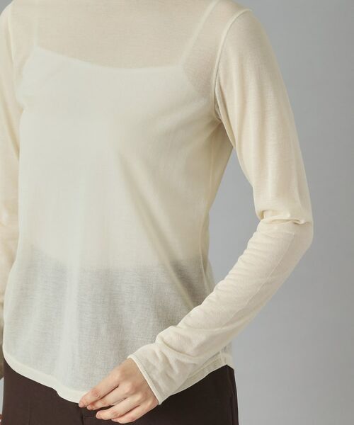 DRESSTERIOR / ドレステリア カットソー | 【シアー素材/otonaMUSE 11月号掲載】シアータートルトップス | 詳細18