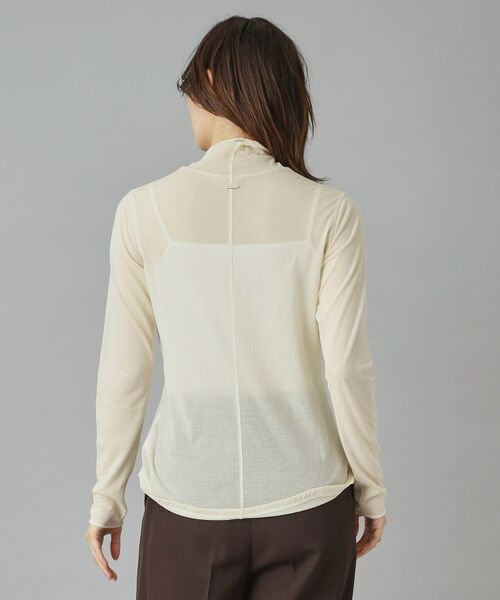 DRESSTERIOR / ドレステリア カットソー | 【シアー素材/otonaMUSE 11月号掲載】シアータートルトップス | 詳細4