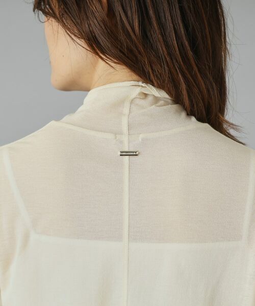 DRESSTERIOR / ドレステリア カットソー | 【シアー素材/otonaMUSE 11月号掲載】シアータートルトップス | 詳細6