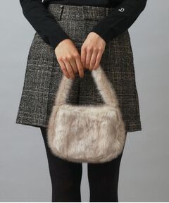 DRESSTERIOR / ドレステリア ハンドバッグ | 【CLASSY.12月号掲載】コンパクトフェイクファーバッグ