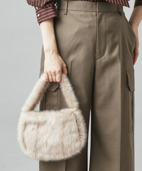 DRESSTERIOR / ドレステリア ハンドバッグ | 【CLASSY.12月号掲載】コンパクトフェイクファーバッグ | 詳細11
