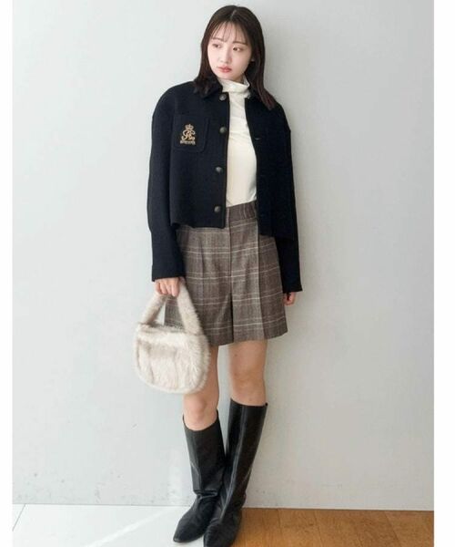 DRESSTERIOR / ドレステリア ハンドバッグ | 【CLASSY.12月号掲載】コンパクトフェイクファーバッグ | 詳細15