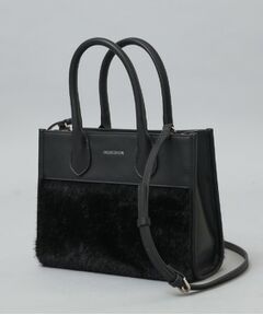 DRESSTERIOR / ドレステリア トートバッグ | 【CLASSY.12月号掲載】フェイクファーコンビリサイクルレザートートバッグ