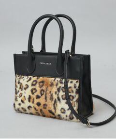 DRESSTERIOR / ドレステリア トートバッグ | 【CLASSY.12月号掲載】フェイクファーコンビリサイクルレザートートバッグ