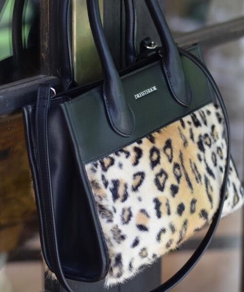 DRESSTERIOR / ドレステリア トートバッグ | 【CLASSY.12月号掲載】フェイクファーコンビリサイクルレザートートバッグ | 詳細1