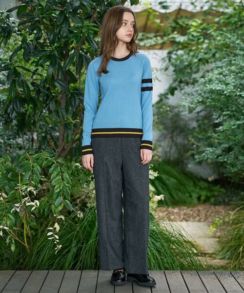 DRESSTERIOR / ドレステリア ニット・セーター | ファインメリノクルーネックラインプルオーバー | 詳細10