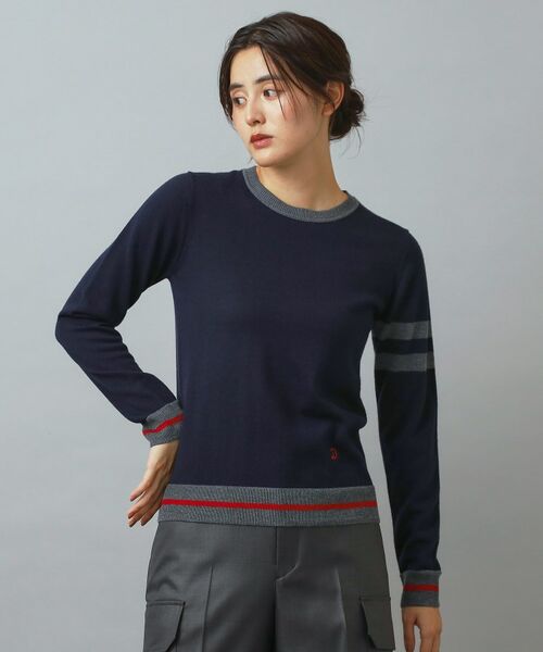 DRESSTERIOR / ドレステリア ニット・セーター | ファインメリノクルーネックラインプルオーバー | 詳細12