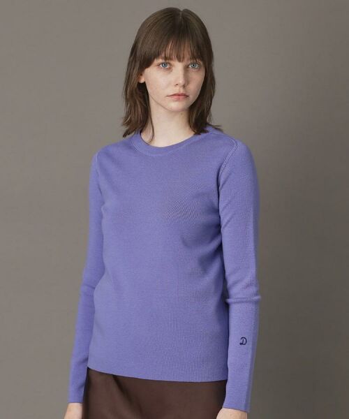 DRESSTERIOR/ドレステリア ストレッチフルニードルニット ラベンダー(080) 34(SS) DRESSTERIOR/ドレステリア ストレッチフルニードルニット ラベンダー(080) 34(SS)