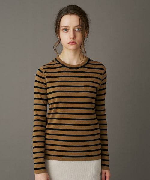 DRESSTERIOR / ドレステリア ニット・セーター | ストレッチフルニードルボーダーニット | 詳細10