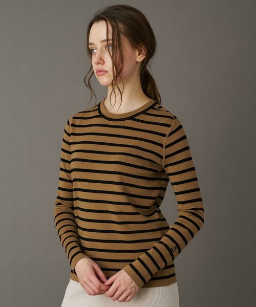 DRESSTERIOR / ドレステリア ニット・セーター | ストレッチフルニードルボーダーニット | 詳細9