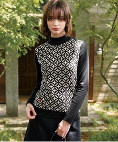 DRESSTERIOR / ドレステリア ニット・セーター | オーバーラップサークルタートルネック