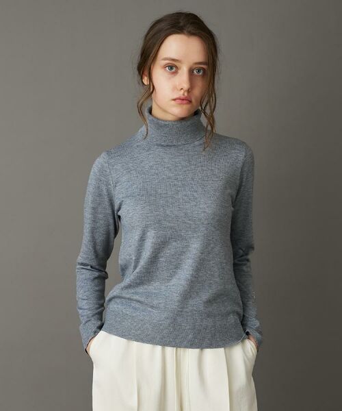 DRESSTERIOR / ドレステリア ニット・セーター | 【CLASSY.12月号/otonaMUSE11月号掲載】ウールブレンド天竺タートルニット | 詳細1