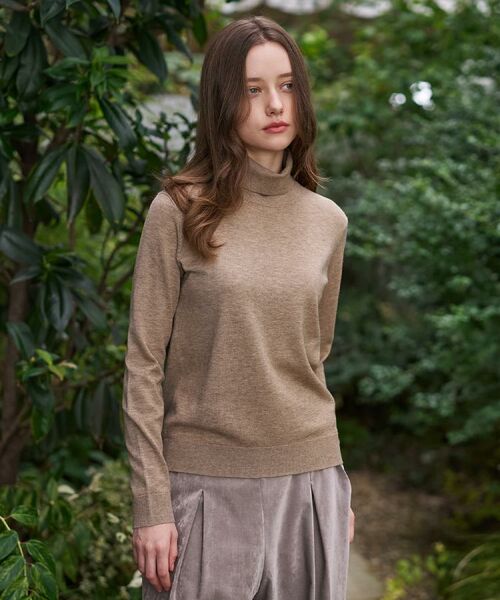 DRESSTERIOR / ドレステリア ニット・セーター | 【CLASSY.12月号/otonaMUSE11月号掲載】ウールブレンド天竺タートルニット | 詳細17