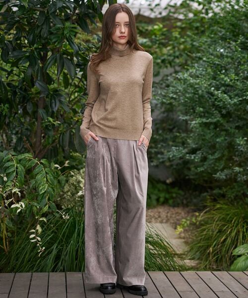 DRESSTERIOR / ドレステリア ニット・セーター | 【CLASSY.12月号/otonaMUSE11月号掲載】ウールブレンド天竺タートルニット | 詳細18