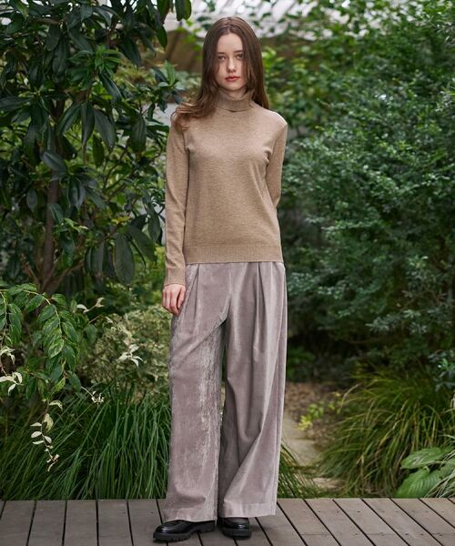 DRESSTERIOR / ドレステリア ニット・セーター | 【CLASSY.12月号/otonaMUSE11月号掲載】ウールブレンド天竺タートルニット | 詳細19